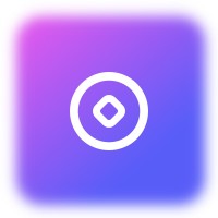 Gradient purple customization icon