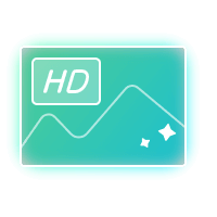 High quality footage output icon