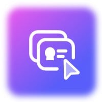 Whole set business card icon