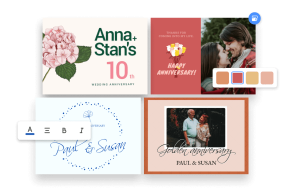 Create Free and Printable Anniversary Cards with Fotor's Card Maker