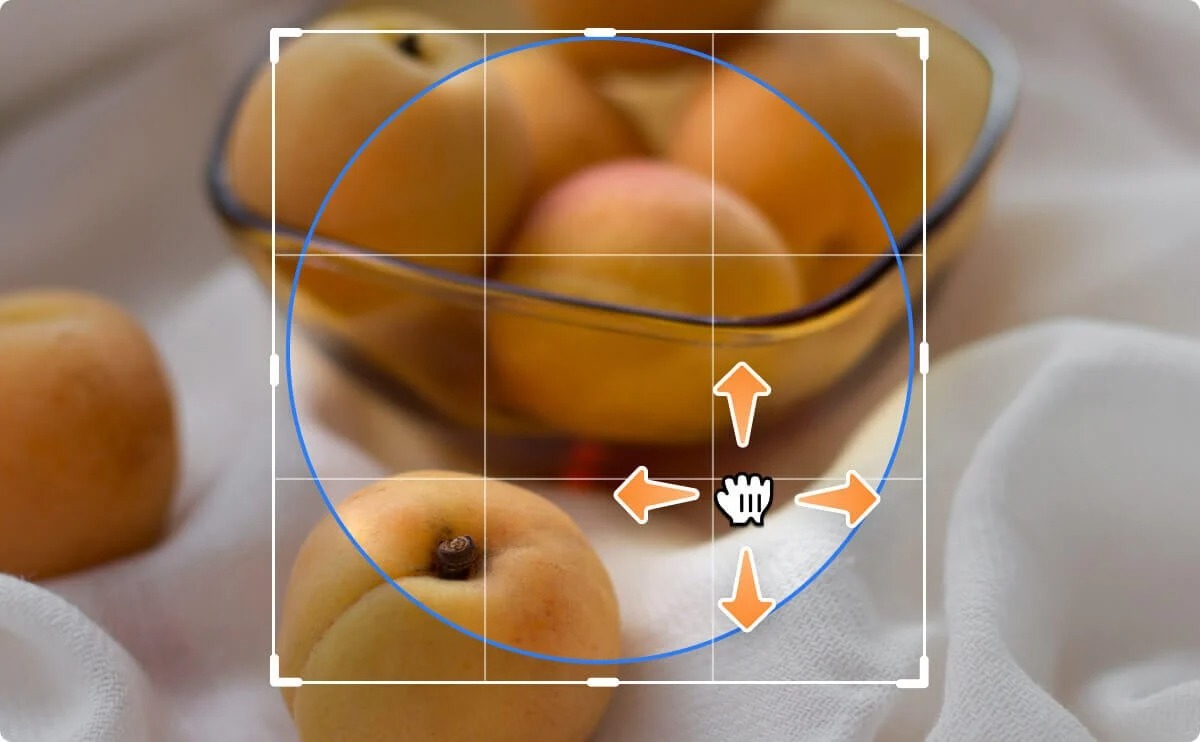 Fotors free online circle cropper