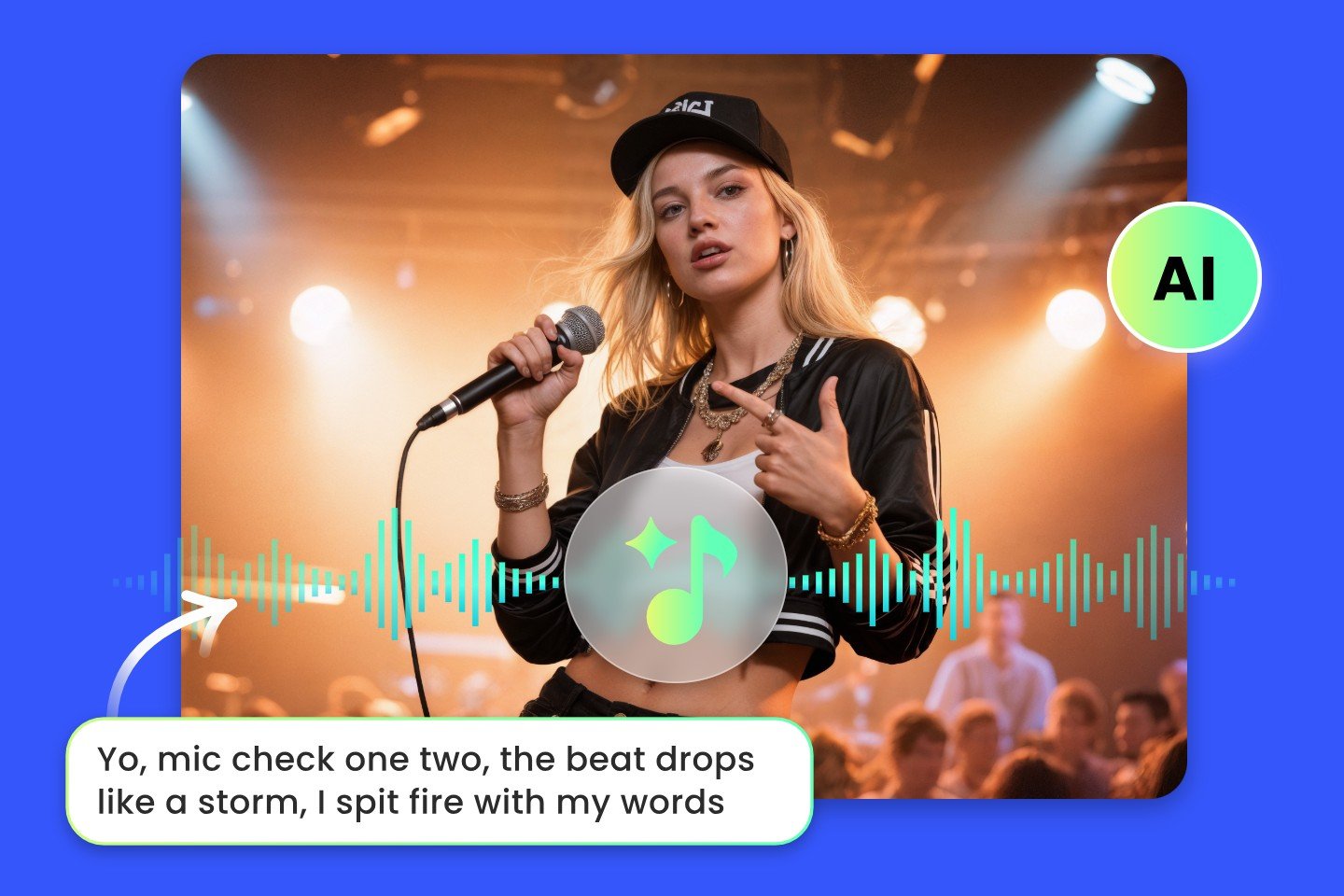 Fotor AI rap generator