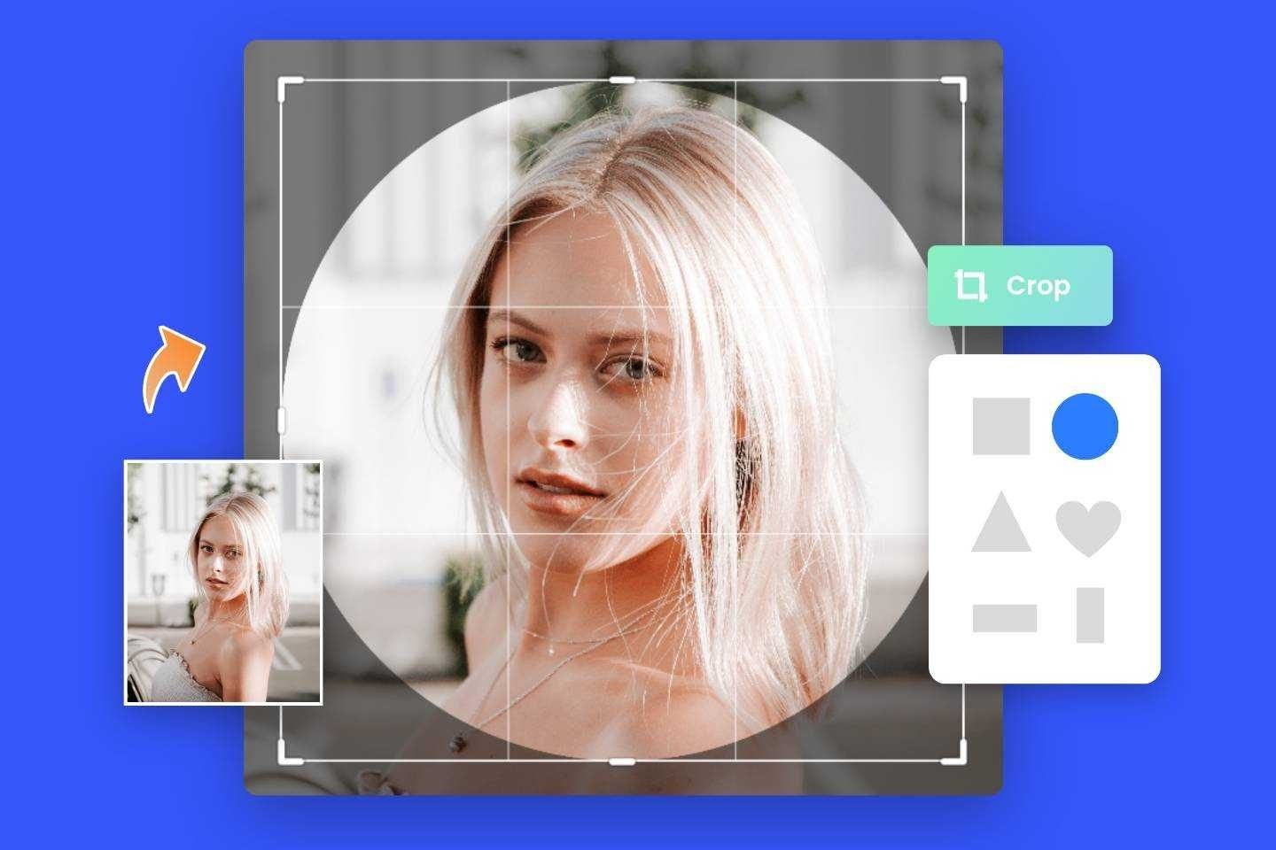 Fotors free online circle cropper