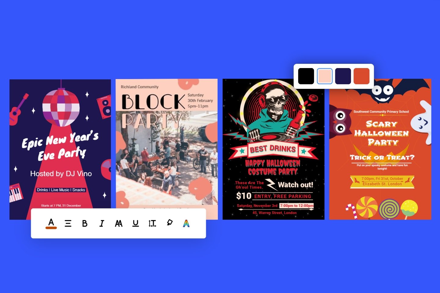 flyer ideas for events