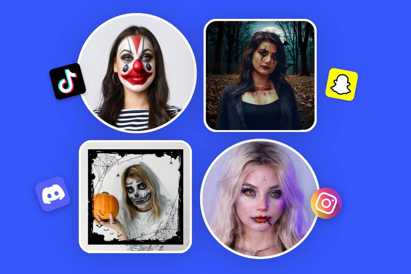 12 Must-Try Halloween Makeup Filters For Cute Halloween PFPs in