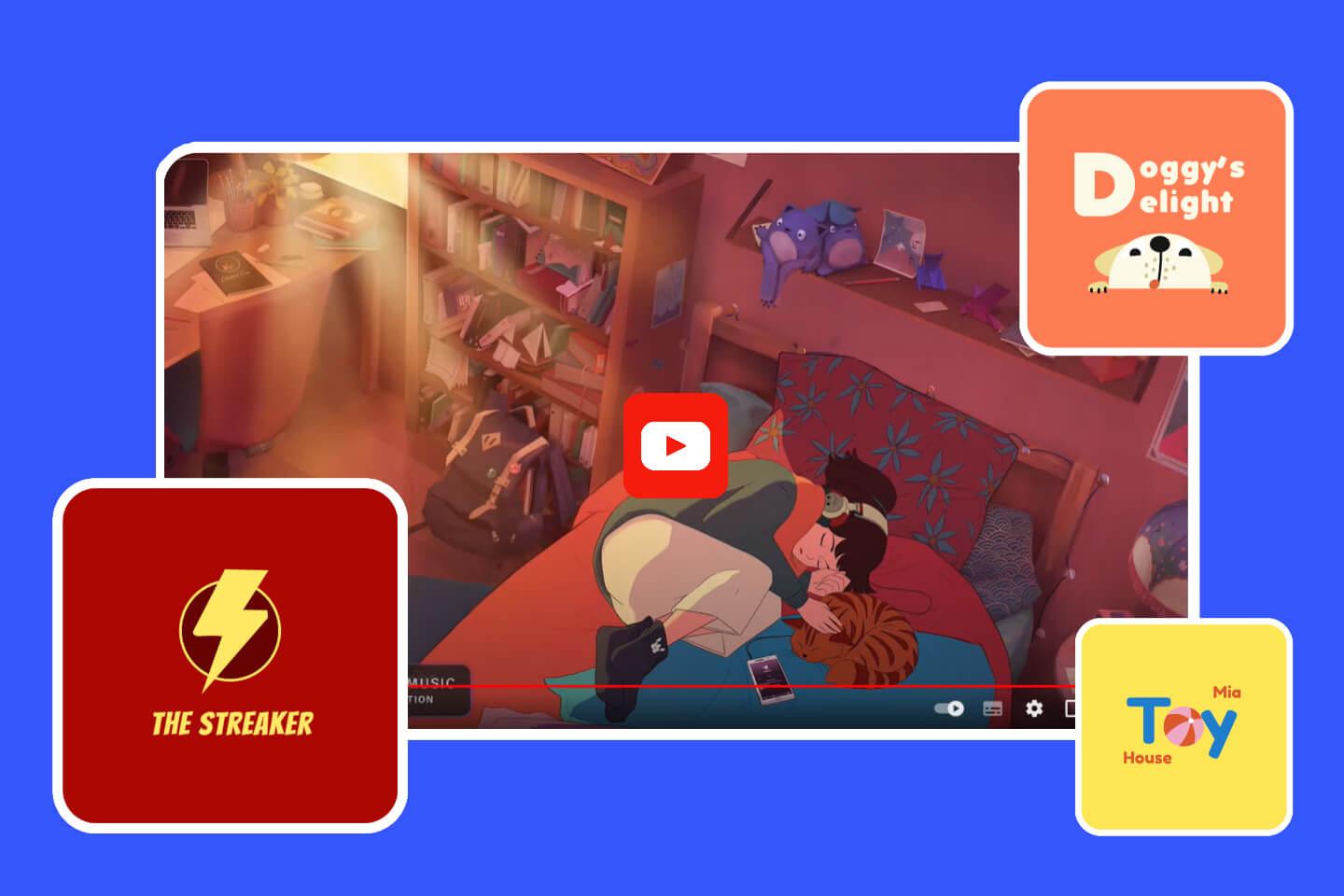 Make logo for YouTube channel online for free with Fotor YouTube logo maker