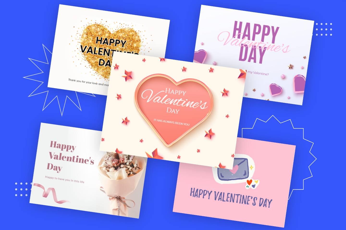 Make A Valentine s Day Card Online Valentine Card Templates Fotor