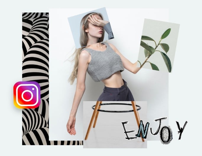 Montage photo Instagram