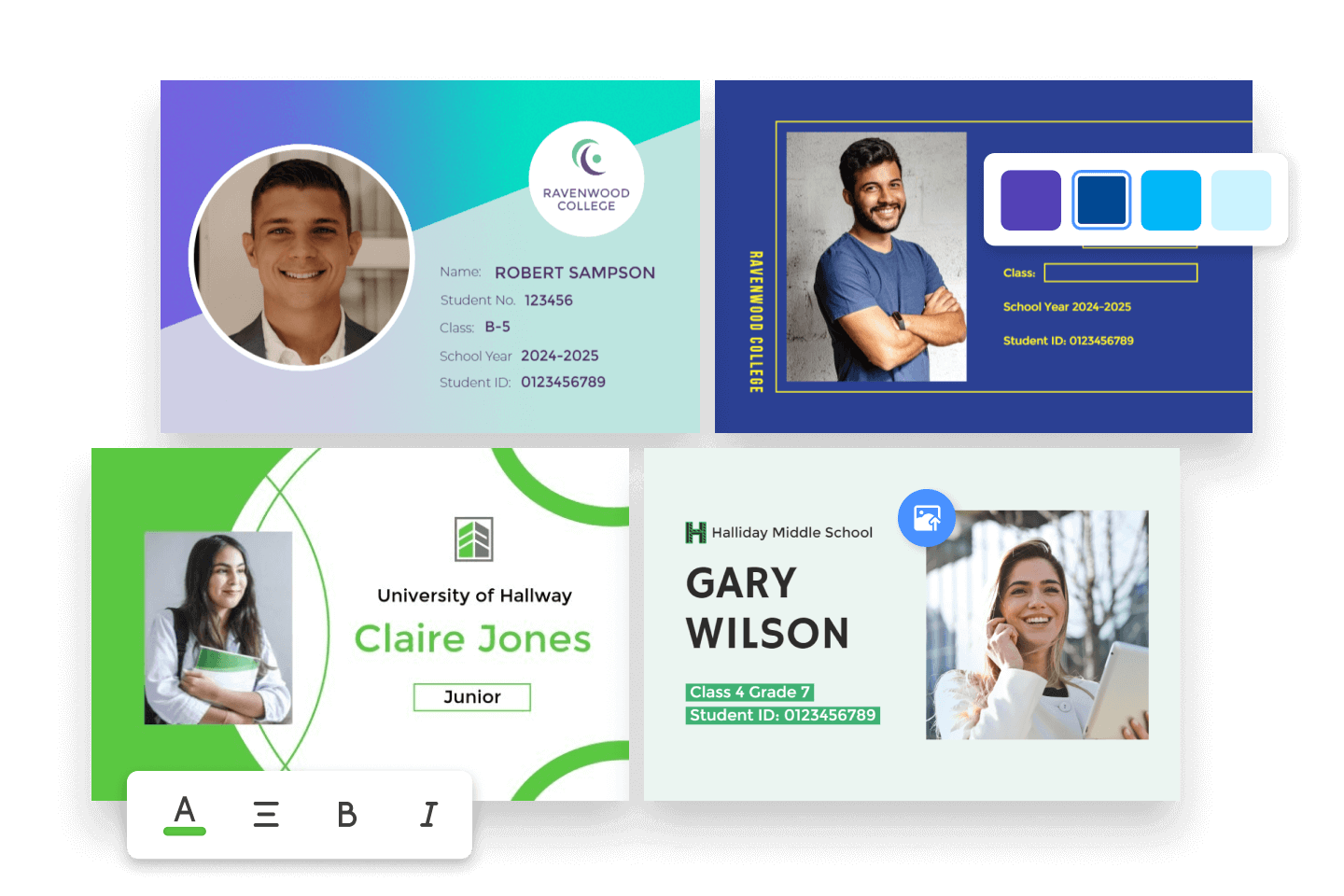 Student Id Card Template Design | lupon.gov.ph