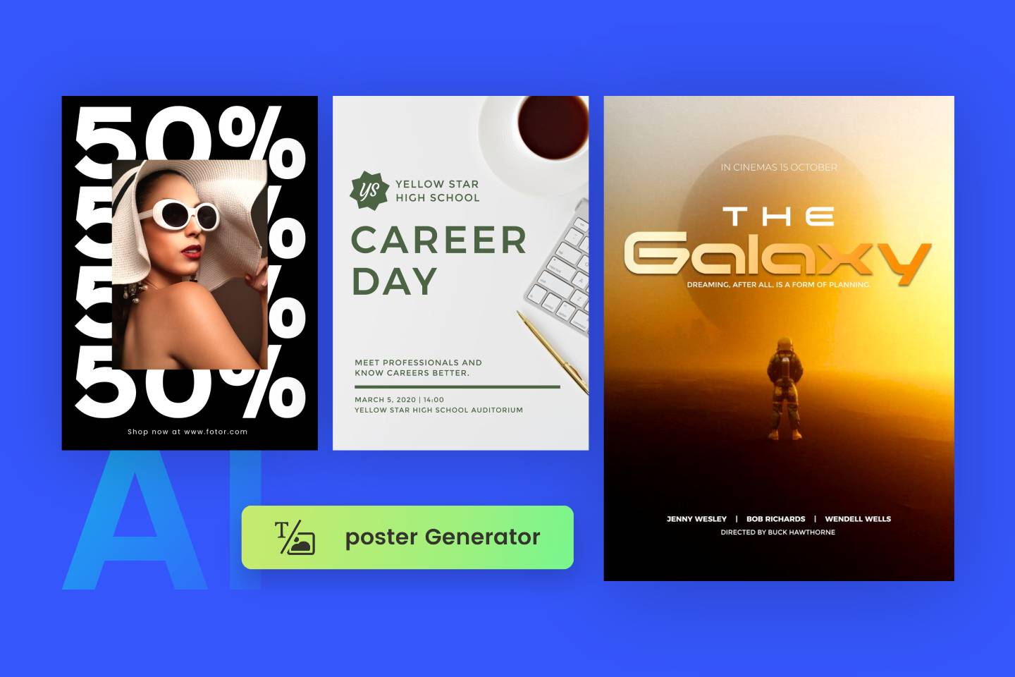 product advertising posters