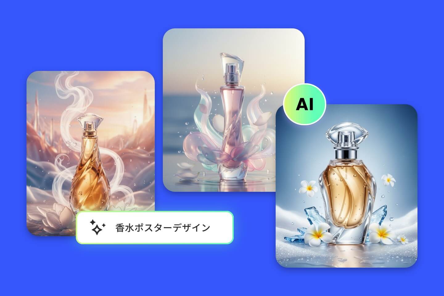 ai デザインで生成した香水