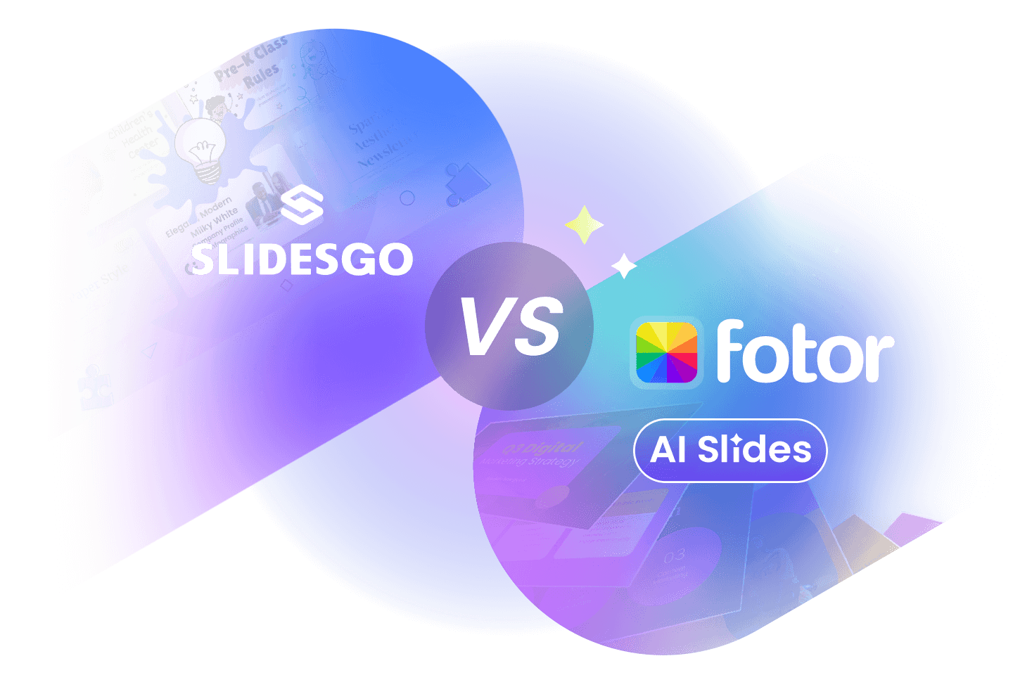 Banner image for free feature of slidesgo vs fotor