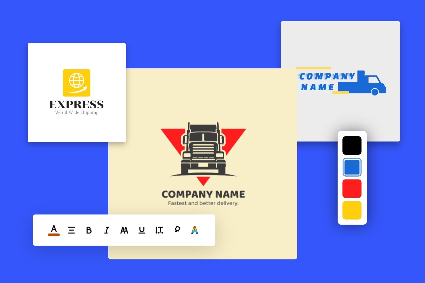 Global Shipping Logo Template #65518 - TemplateMonster | Shipping logos, Ship  logo, Pet logo design