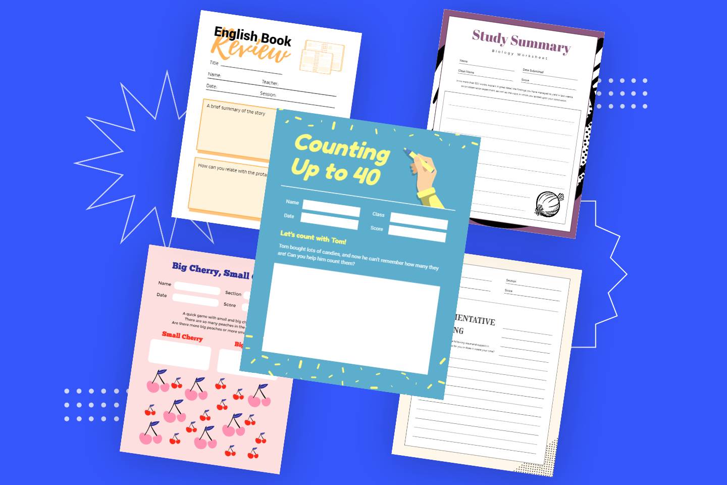 Worksheet Maker Create Worksheets Online Free Fotor