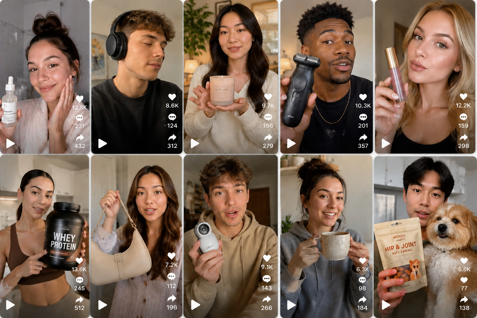 Fotor ai ugc video generator featuring page image