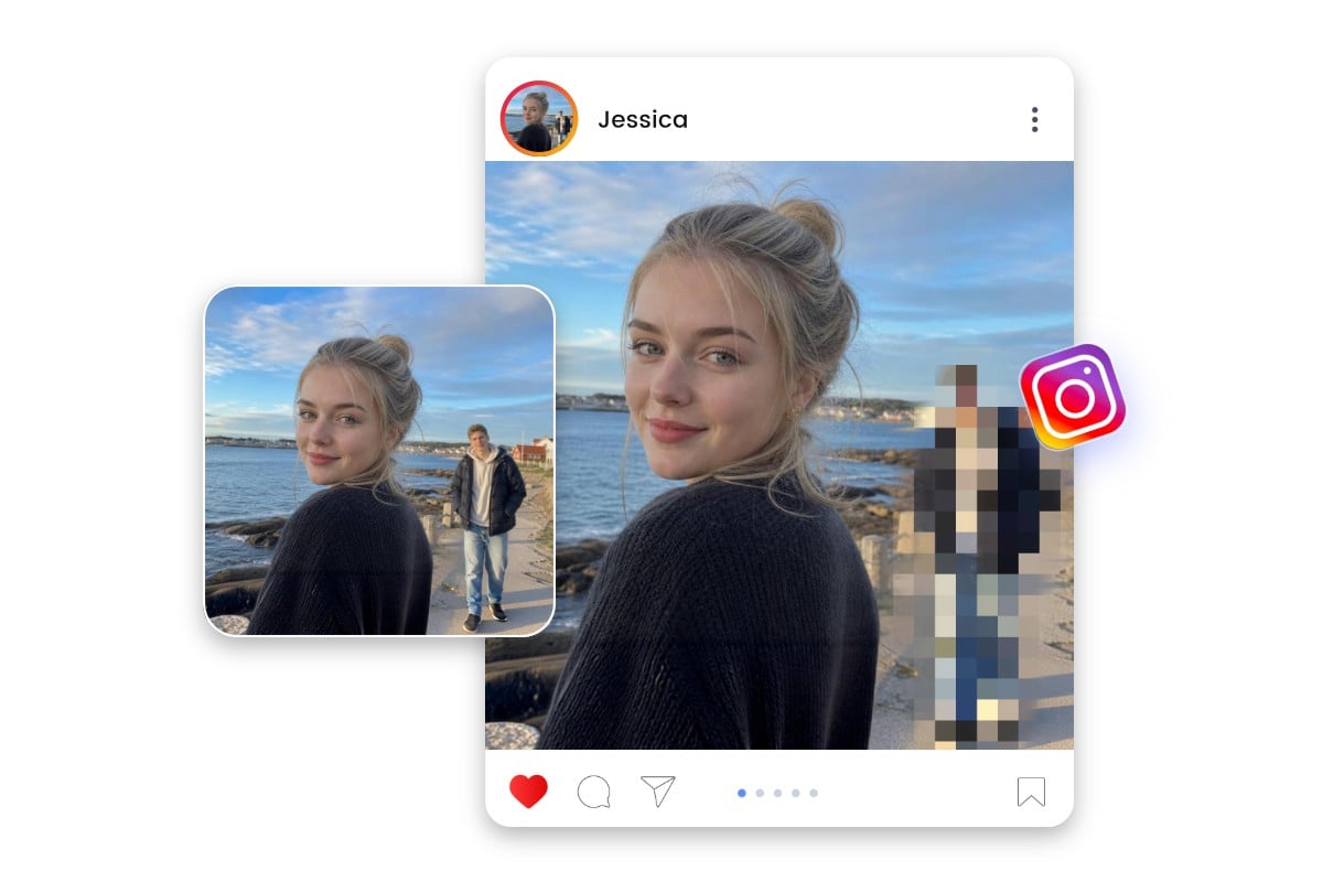 インスタモザイク加工