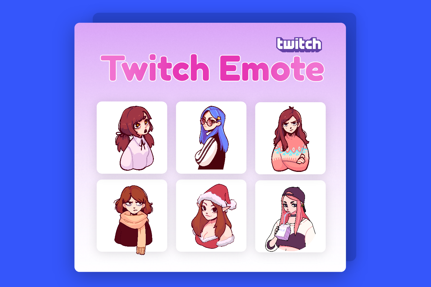 Free and customizable Twitch profile picture templates