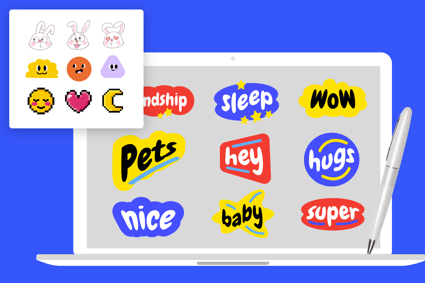 de stickers – Crear stickers personalizados online gratis Fotor