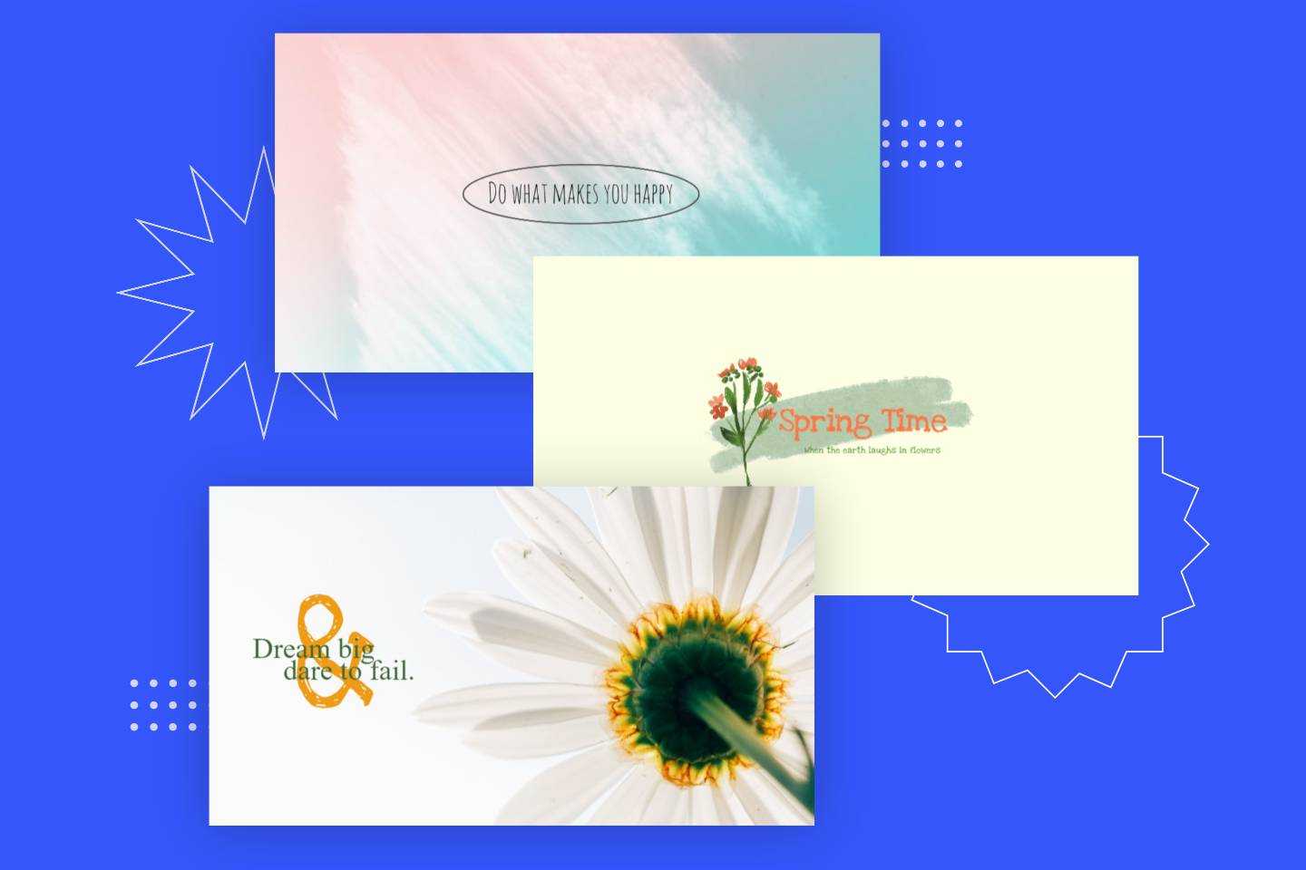 Page 4 - Free and customizable spring desktop wallpaper templates