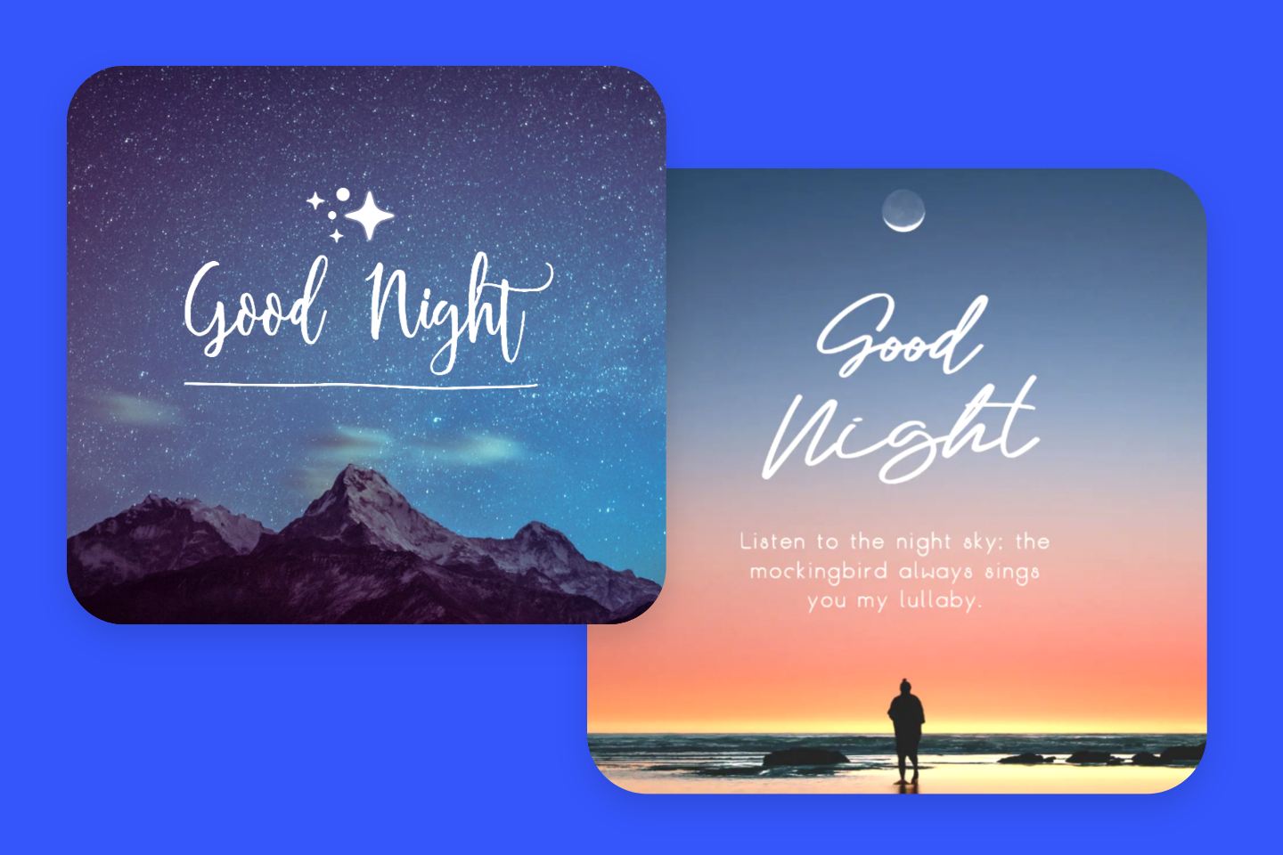 Get Good Night Message Images Instantly for Free| Fotor