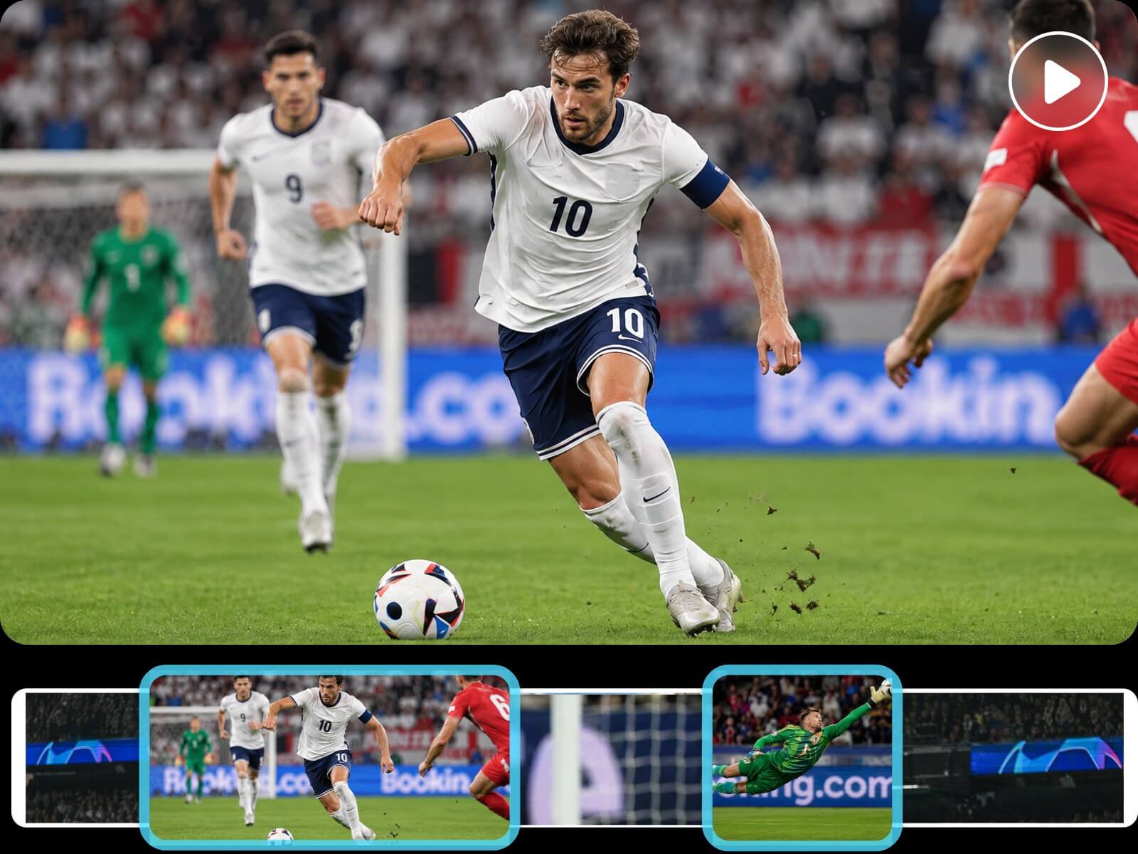 Use ai highlight video maker to create sports highlight reels