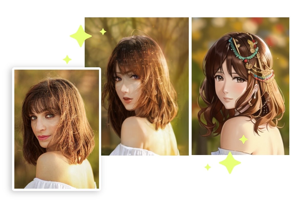 เปลี่ยนผู้หญิงให้เป็นตัวการ์ตูน