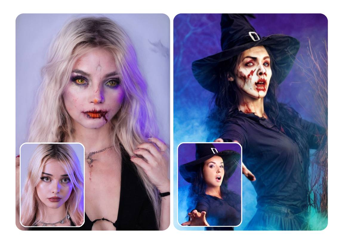 12 Must-Try Halloween Makeup Filters For Cute Halloween PFPs in