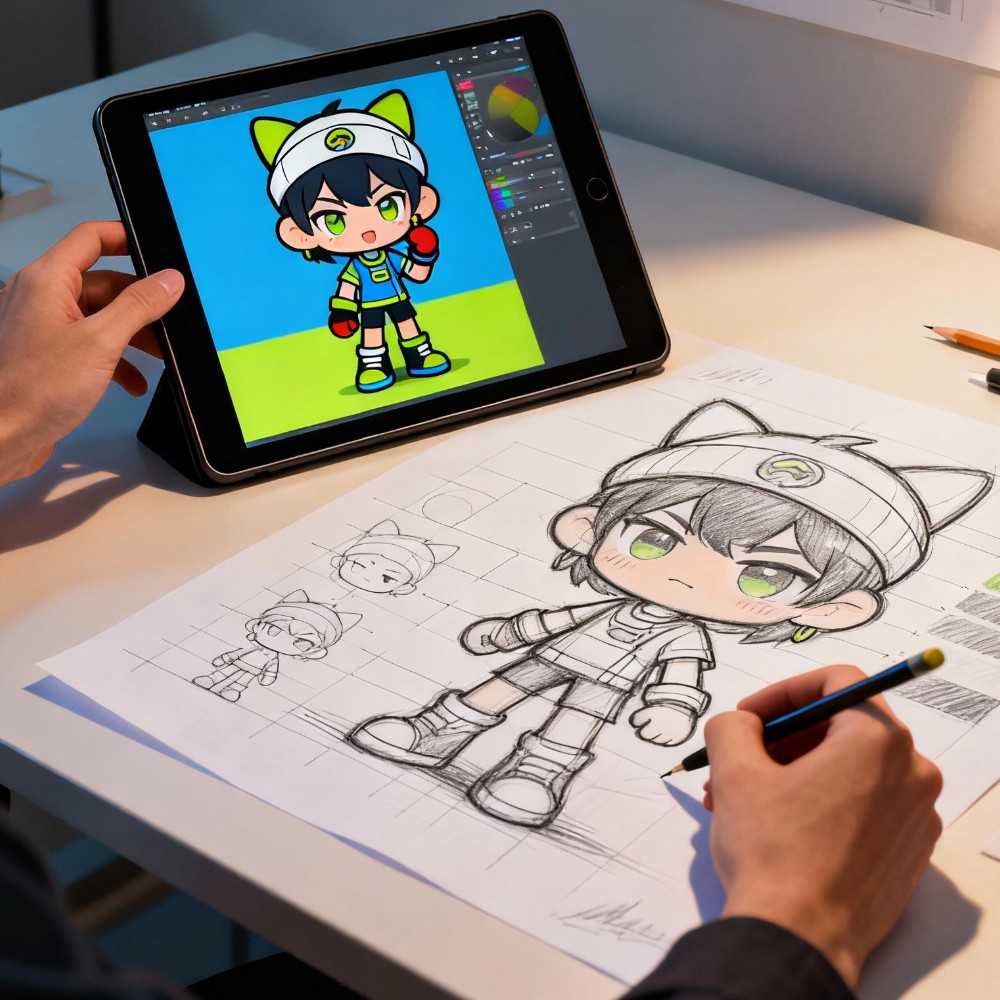 AI character creator for professional design