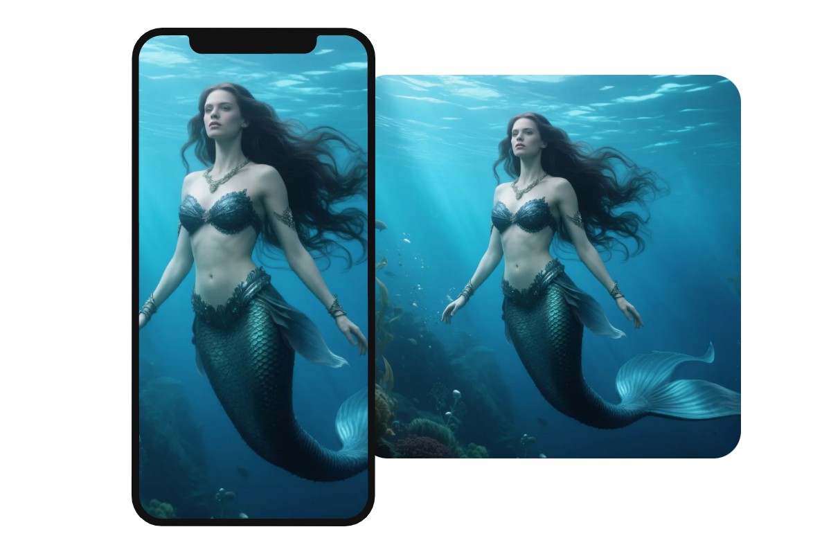 AI mermaid video generator app