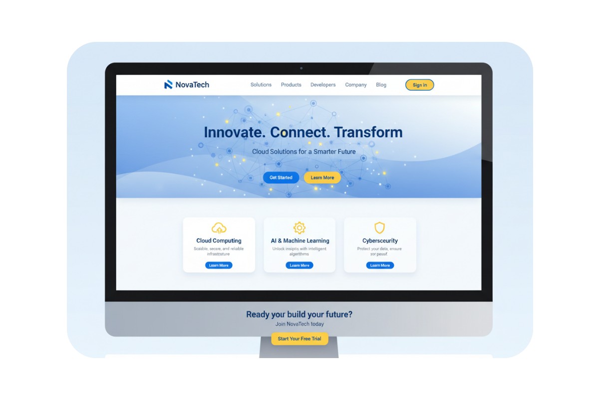 AI website design maker
