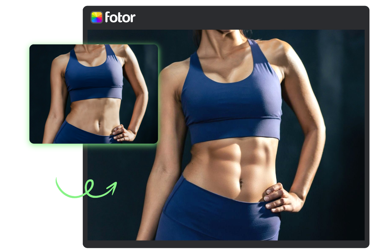 Six Pack Photo Editing Online Free | Fotor