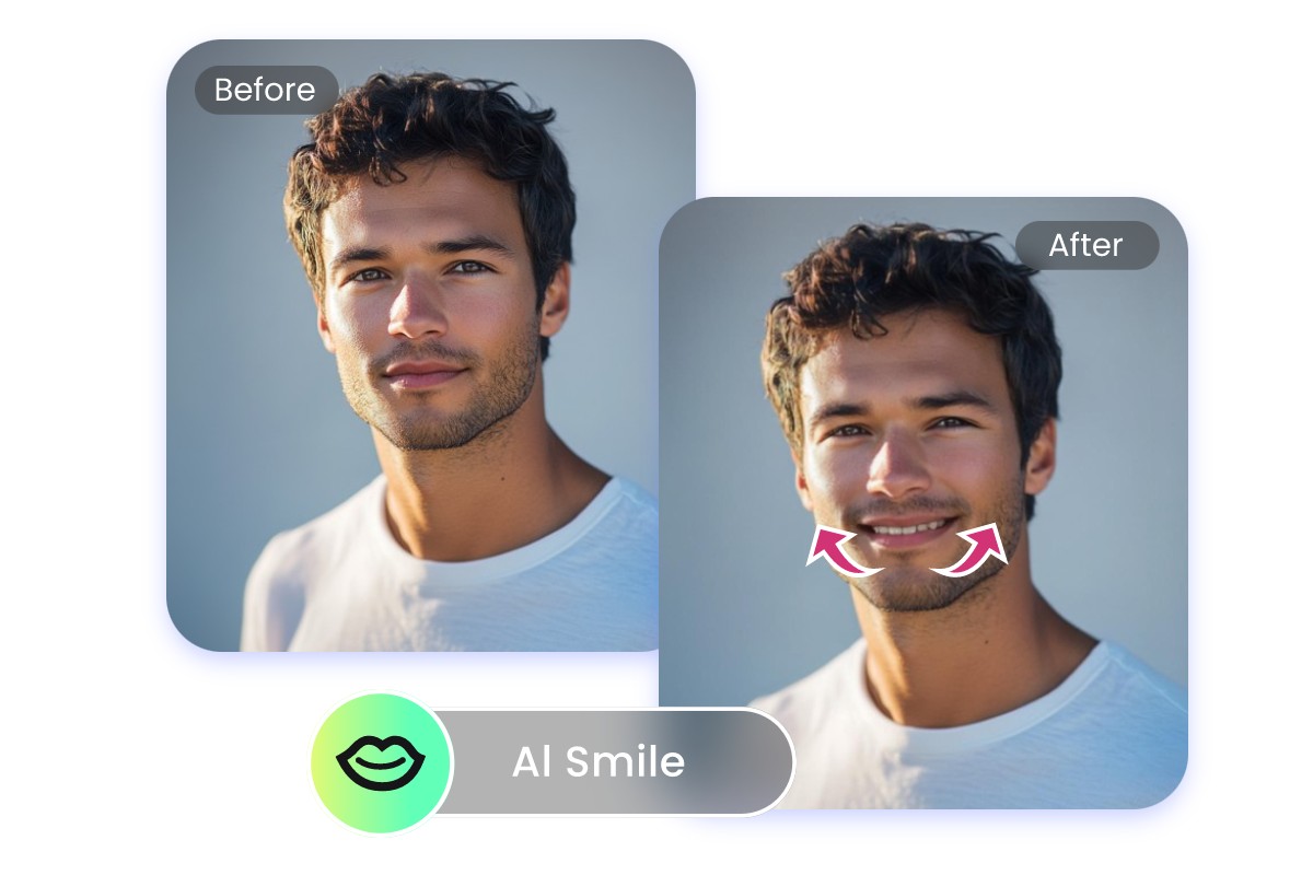 Add Smile to Photo Free Online AI Smile Generator Fotor
