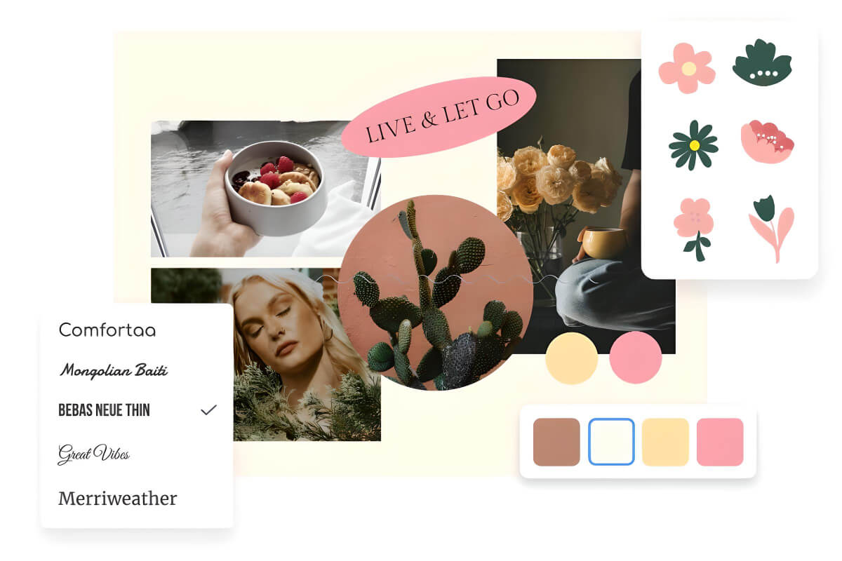 Fotorでオーバーレイの画像に文字やスタンプを入れる