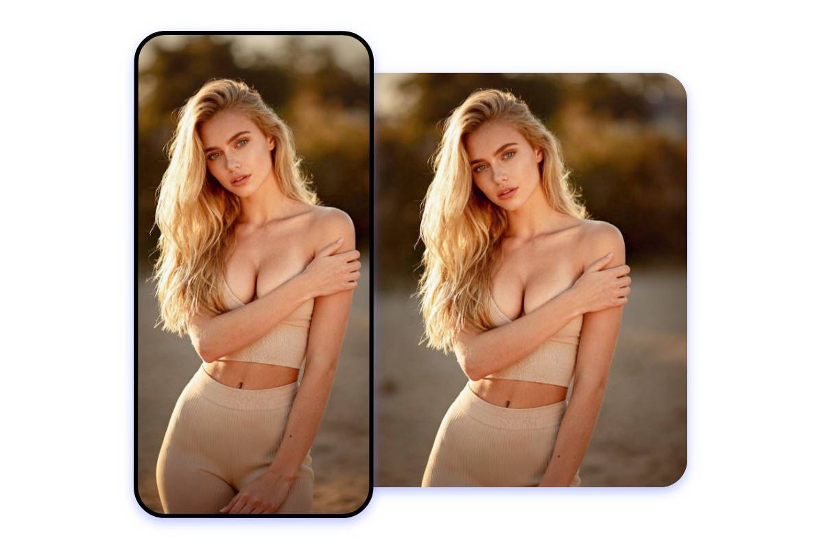 Application d IA sexy Girl proposée par Fotor