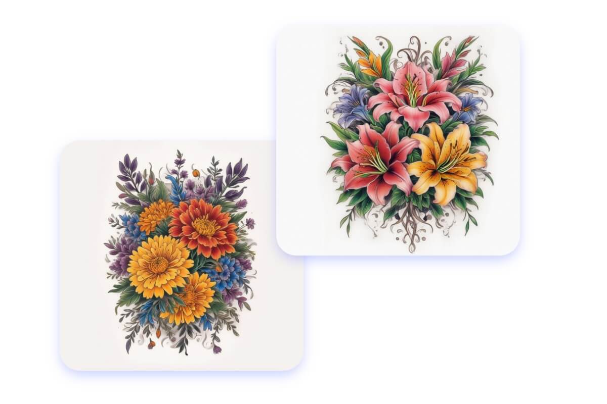 Free AI Birth Flower Tattoo Generator - Birth Flower Bouquet Tattoo 2025 01 10 060619 Idtr 