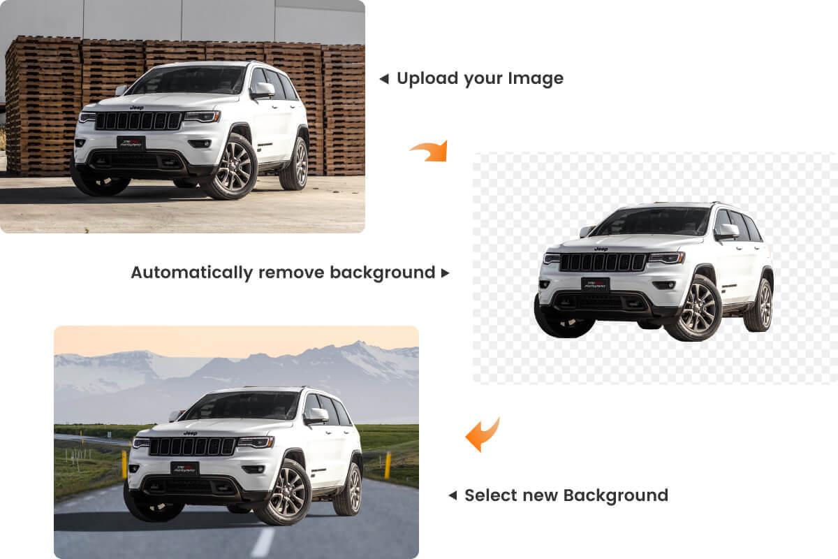 Remove Background from Car Images for Free - Fotor