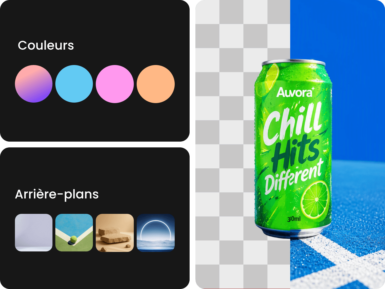 Changer darrière plan en un clin dœil