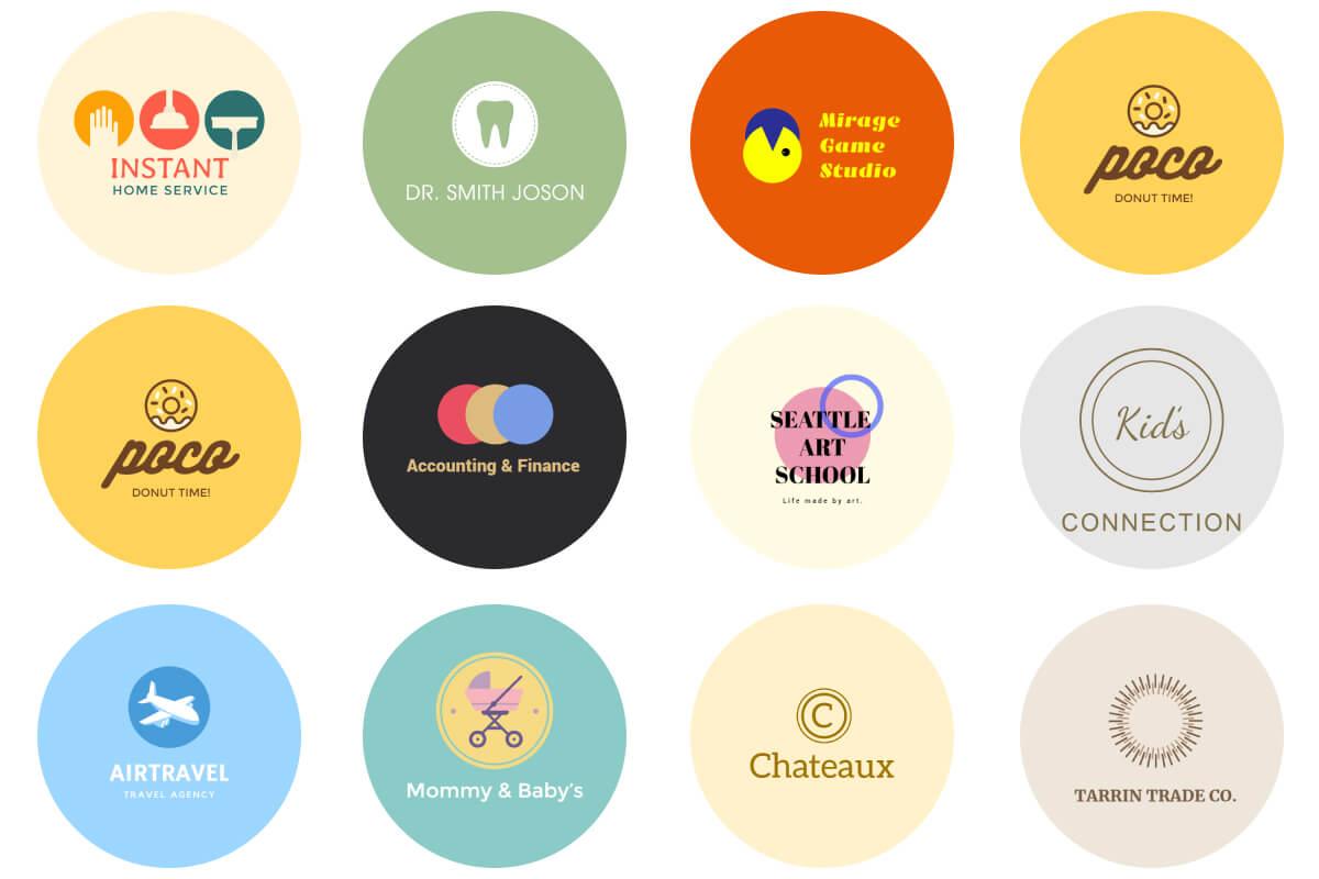 Circles Design Logos
