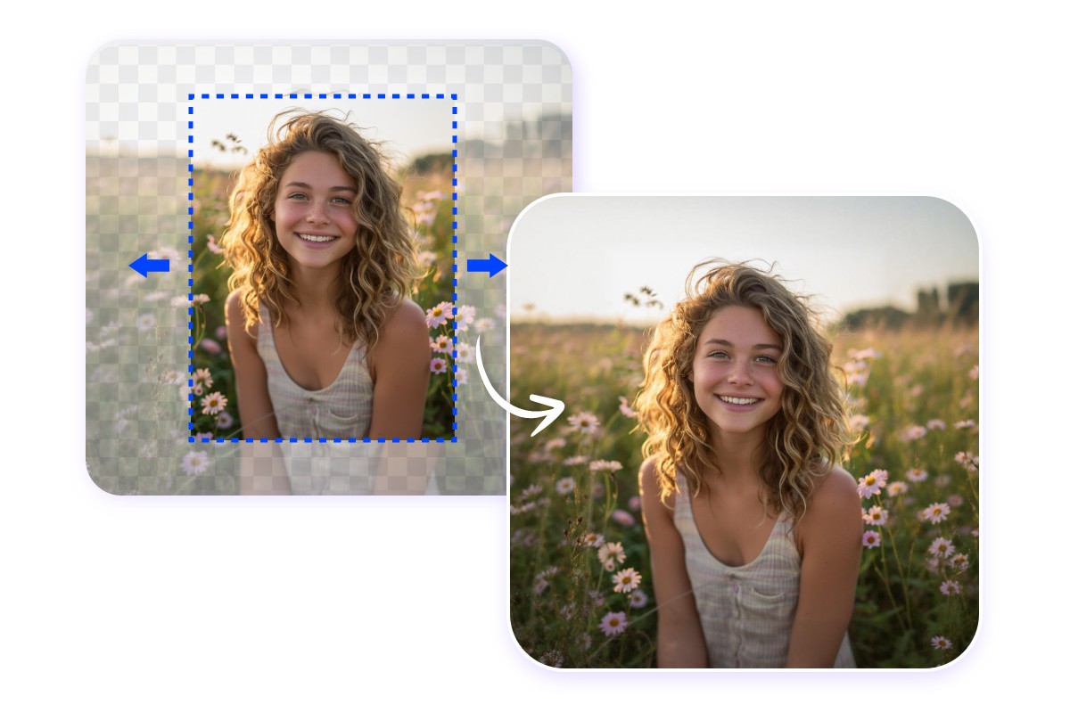 Complete a picture of a girl with short curly hair