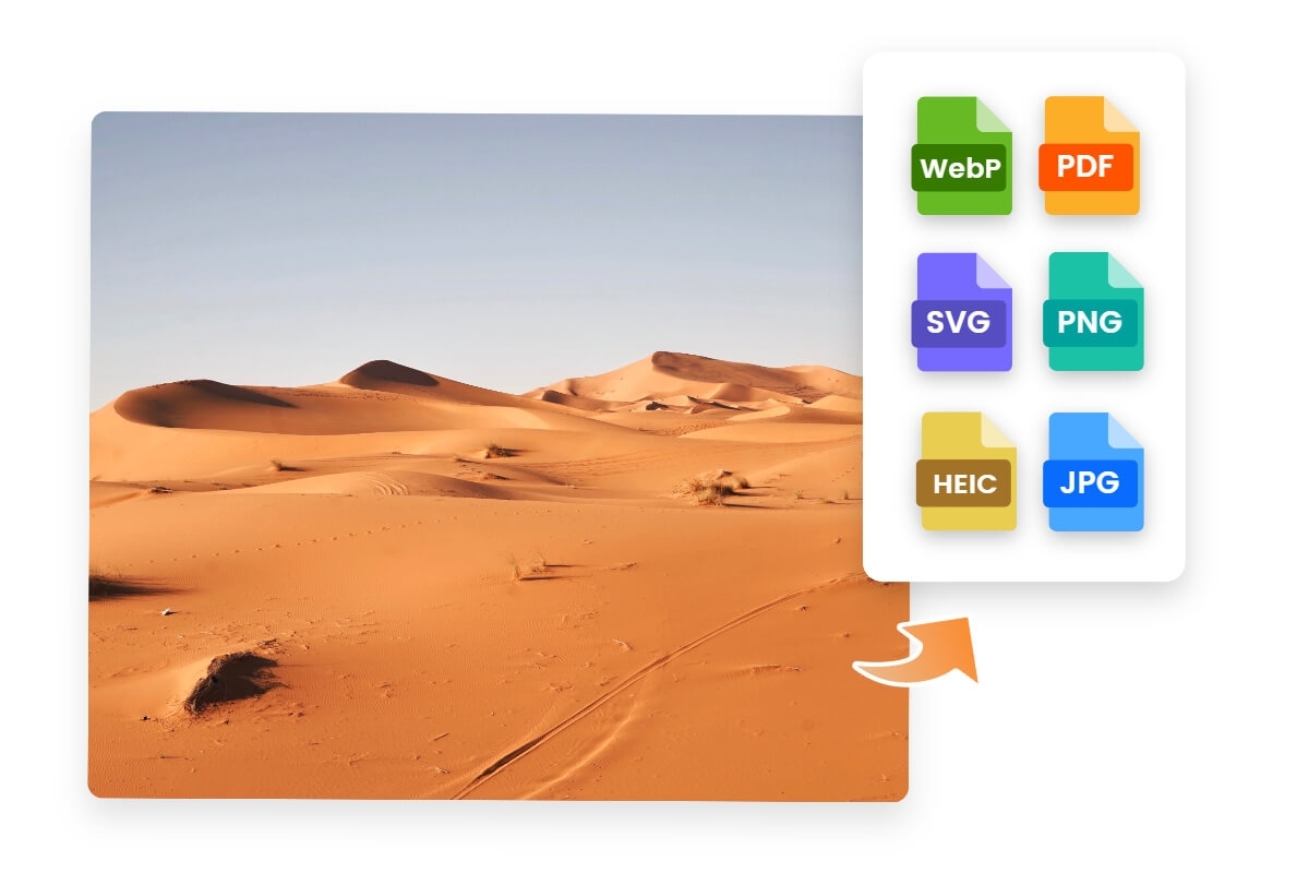 Mengonversi gambar ke format yang berbeda dengan Fotor