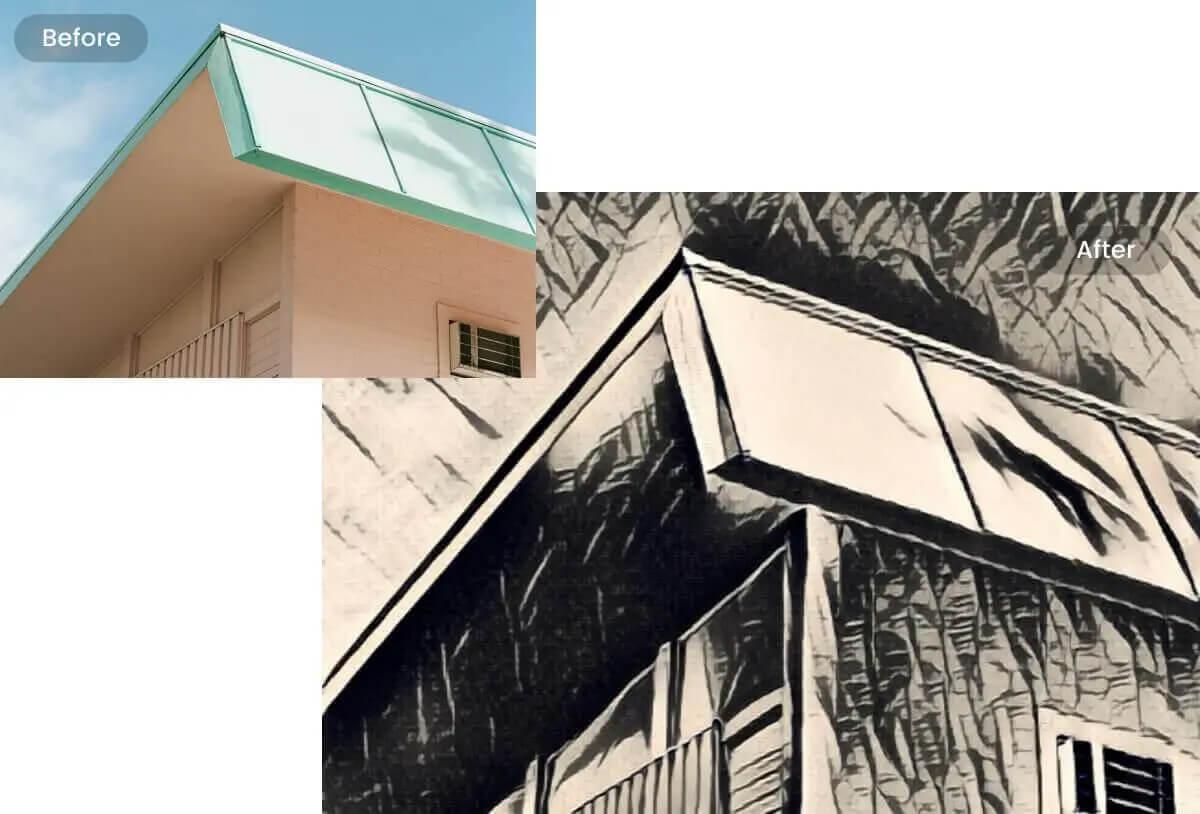 Transformer une photo en dessin à l'encre