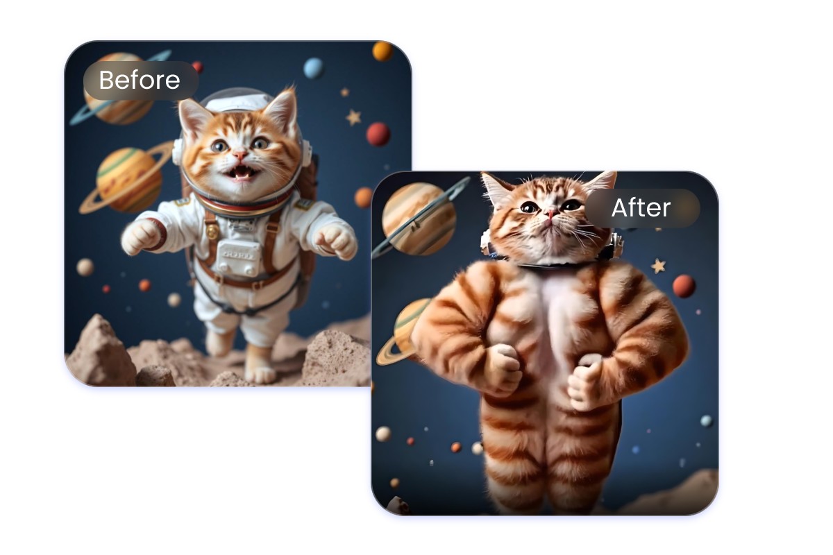 create muscle pet images