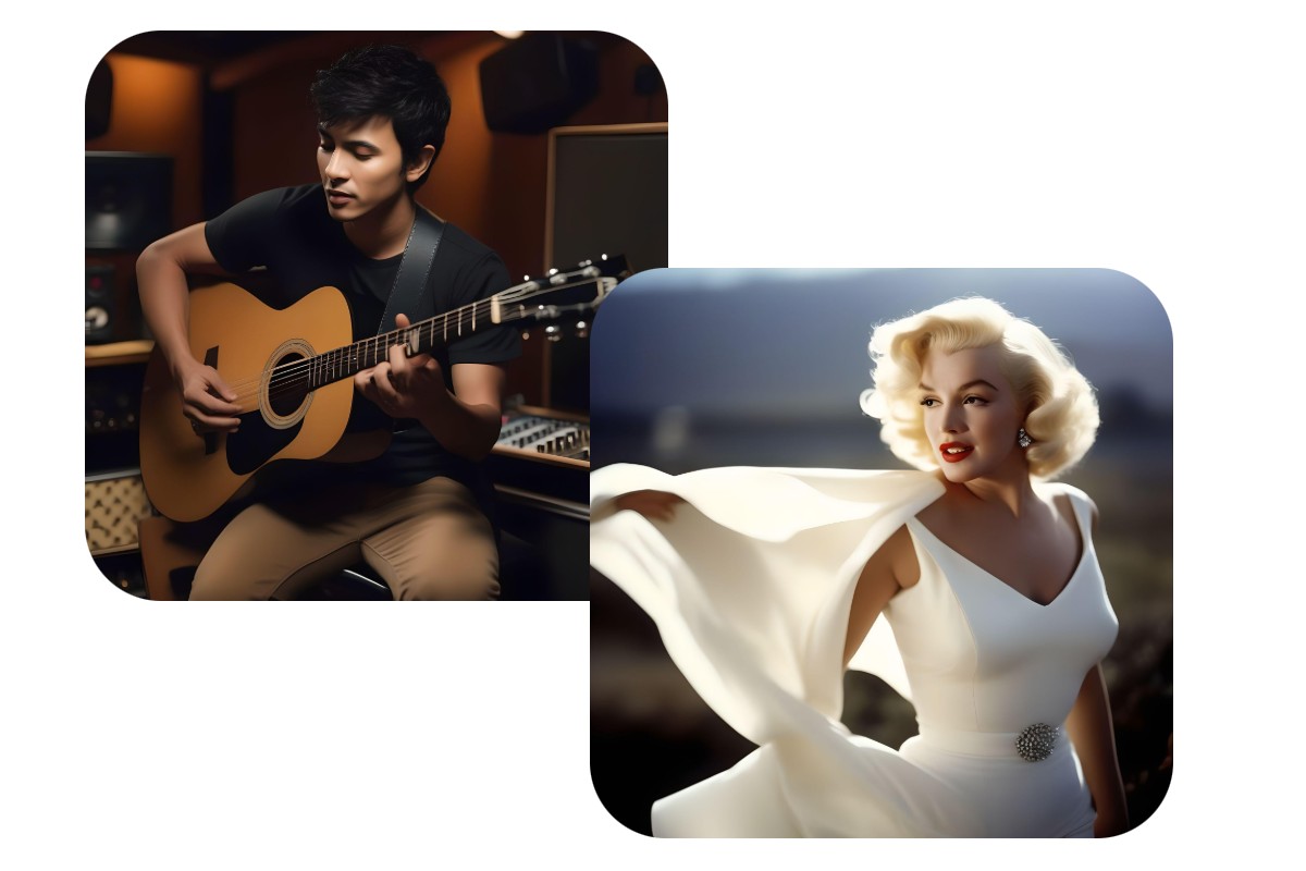 FotorでAI歌手とAI名人も生成できる