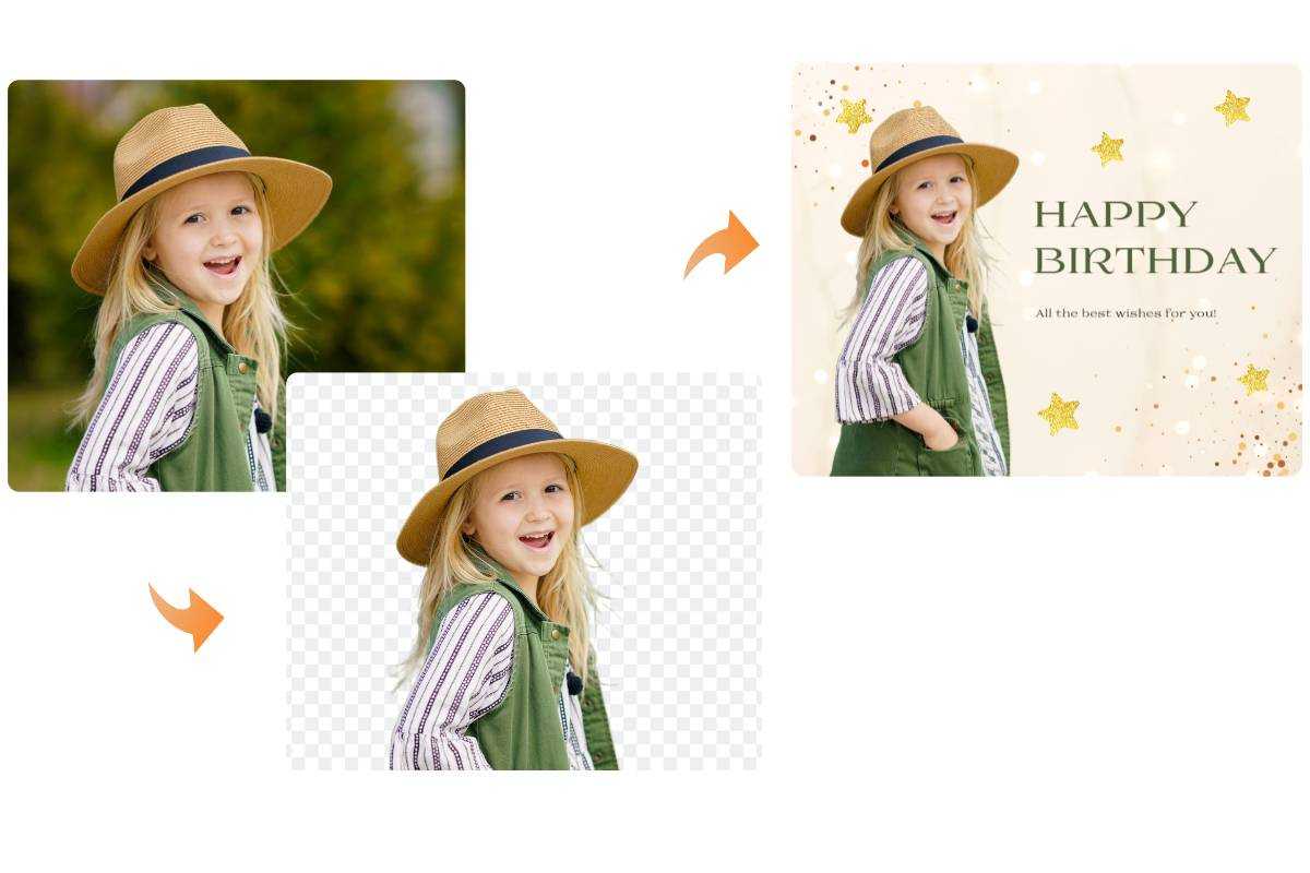 Create birthday card with photo using Fotor birthday card maker