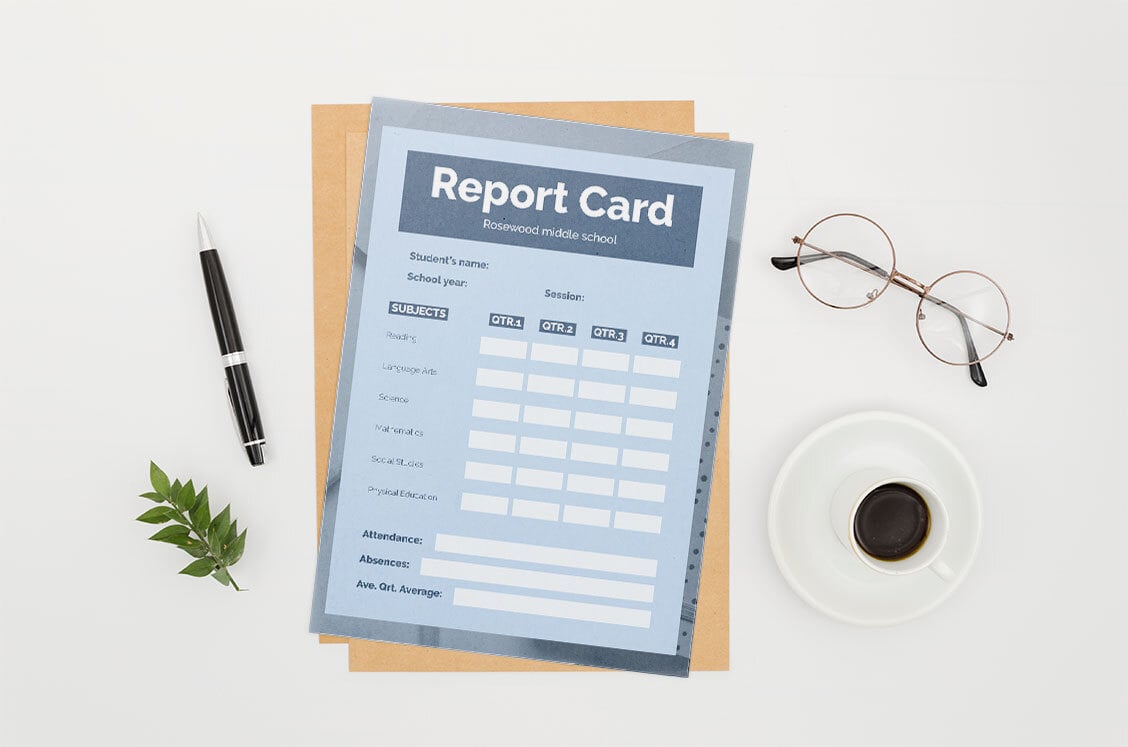 Student Report Card Maker: Create a Custom Student Report Card Online in Minutes| Fotor Graphic ...