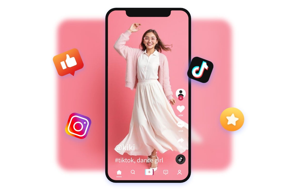 SNS用の画像を踊らせるアプリ