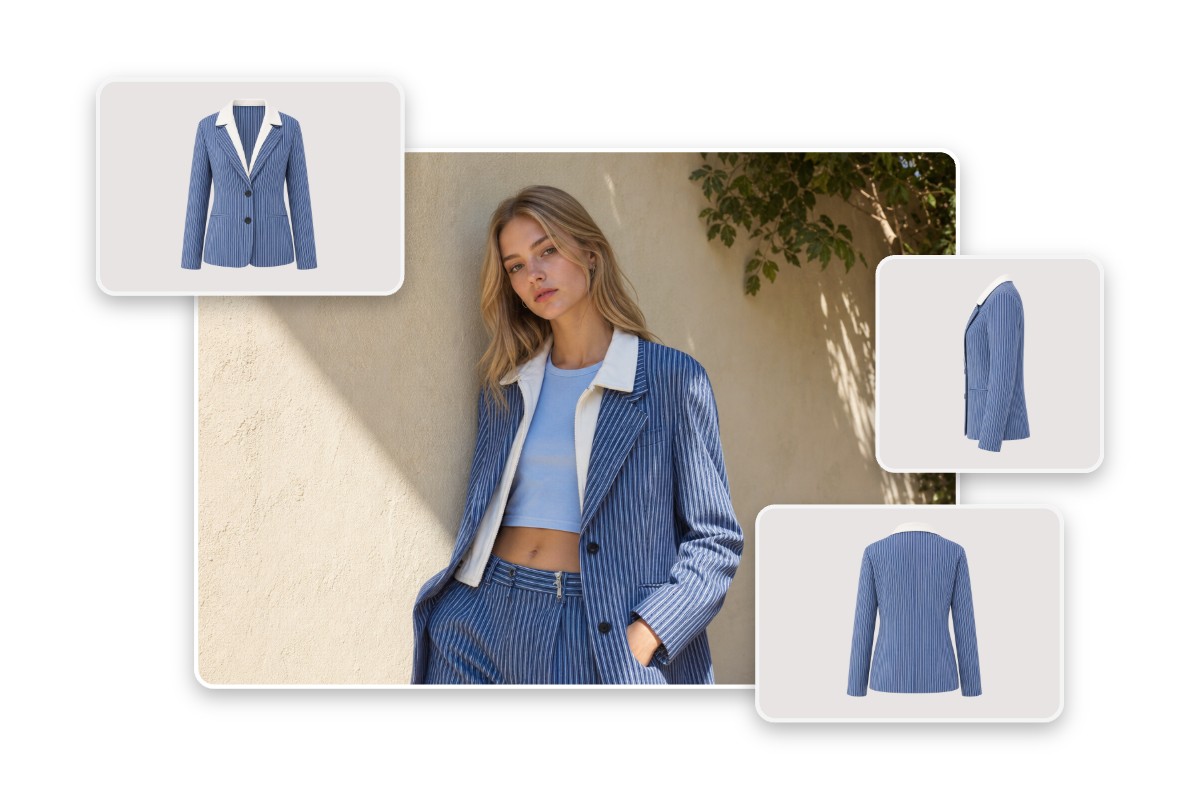 Create multi angle ghost mannequin photos
