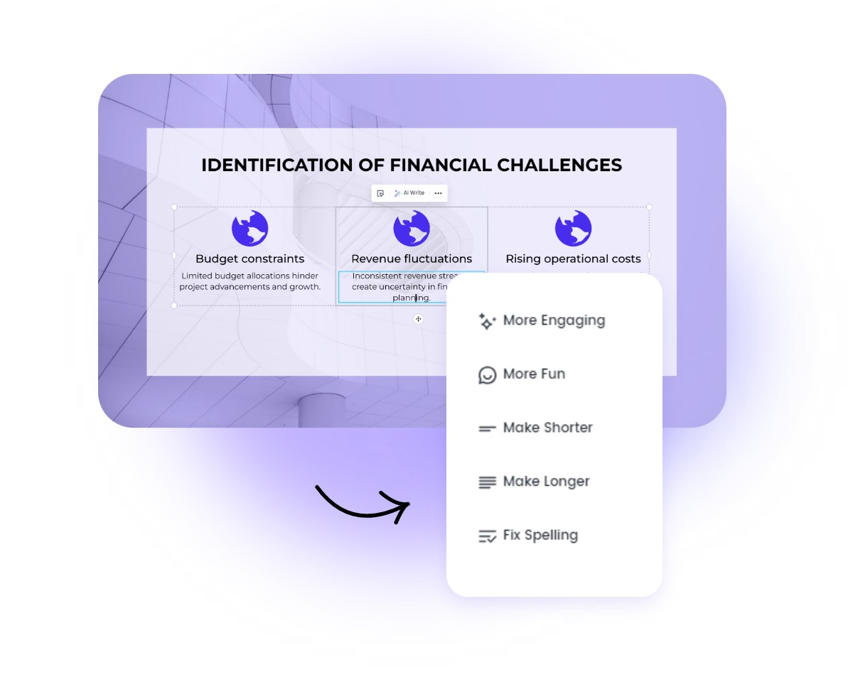Create rich content with AI