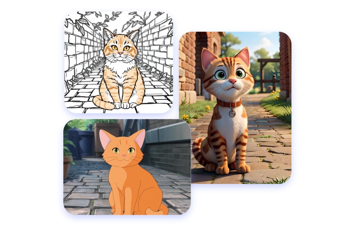 多彩なスタイルで猫アートを作ろう