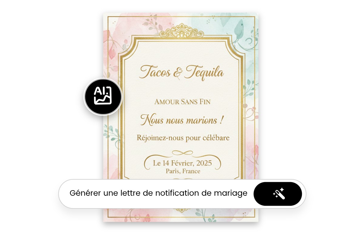 Création de faire part gratuite grâce à l IA